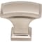 Jeffrey Alexander 1-1/2" Overall Length Satin Nickel Rectangle Annadale Cabinet Knob 435L-SN - alternate 6